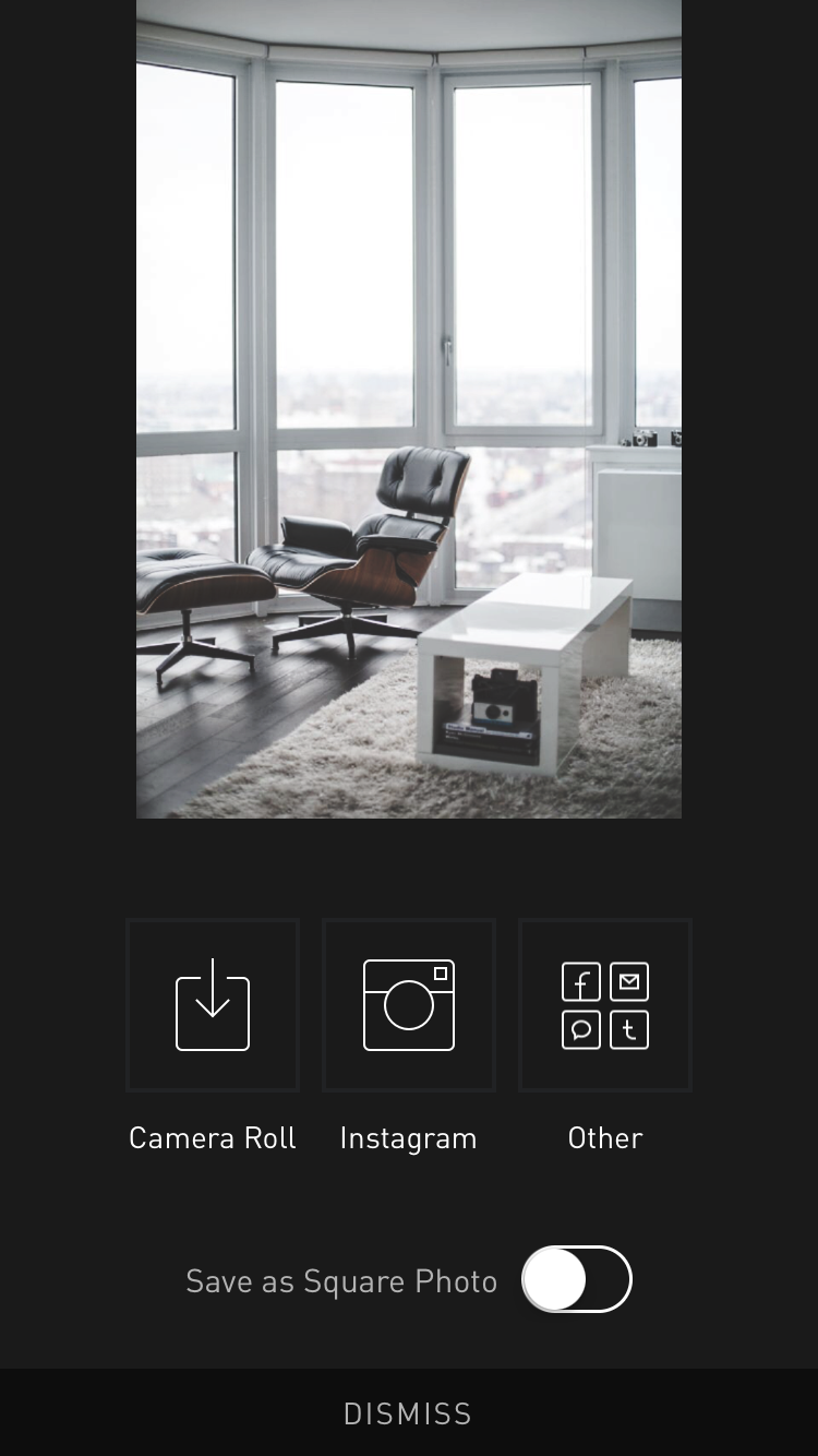 Darkroom App Category Screen UI UX Design Mobile Patterns